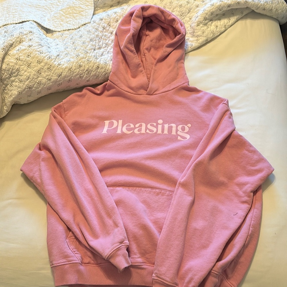 Pink pleasing hoodie